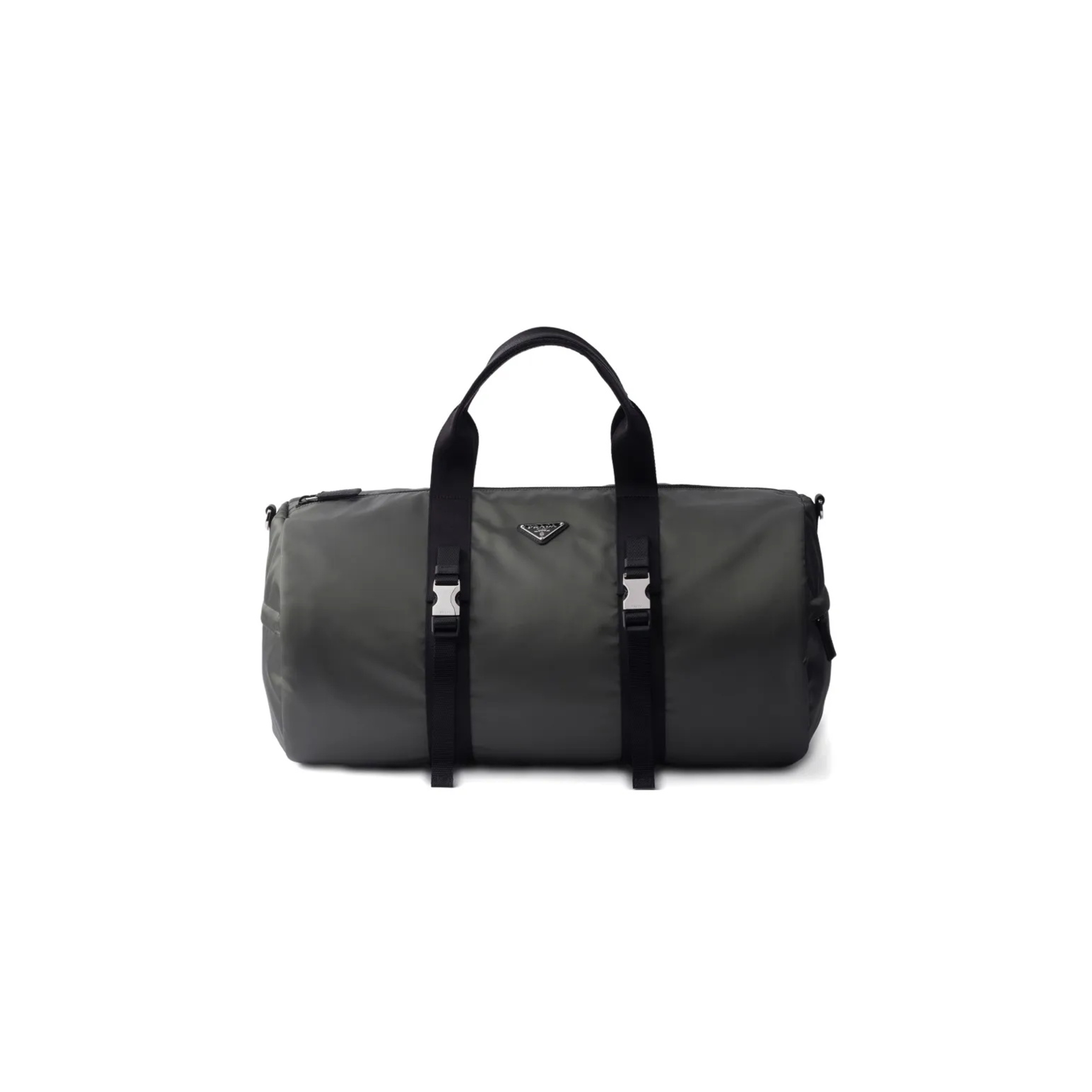 Pra*a re-nylon and saffiano leather duffle bag 2vc015 (50*27*27cm)